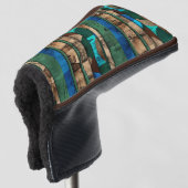 Elegante Luxusinsel Afrikanische Karibik Golf Headcover (3/4 Vorderseite)