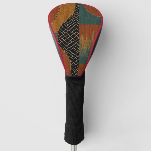 Elegante Luxusinsel Afrikanische Karibik Golf Headcover (Vorderseite)