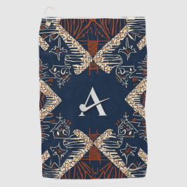 Elegante Luxusinsel Afrikanische Karibik Golfhandtuch