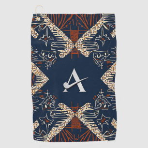 Elegante Luxusinsel Afrikanische Karibik Golfhandtuch