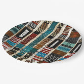 Elegante Luxusinsel Afrikanische Karibik Pappteller (Schrägansicht)