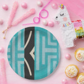 Elegante Luxusinsel Afrikanische Karibik Pappteller (Party)