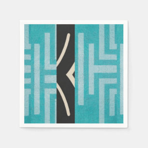 Elegante Luxusinsel Afrikanische Karibik Serviette