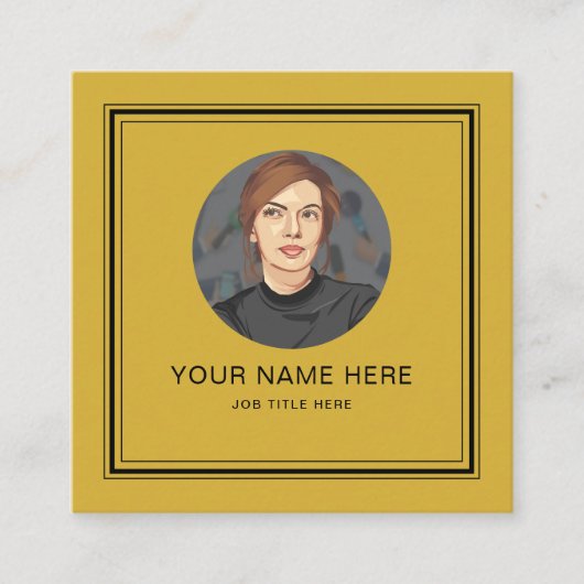 Elegante M Gold Calling Card mit schwarzer Schrift Telefonnummerkarte (Vorderseite)