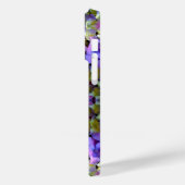 Elegante Magenta Lila-blaue Hydrangeas-Blume Case-Mate iPhone Hülle (Rückseite / Links)