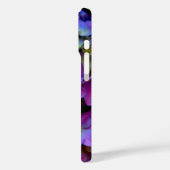 Elegante Magenta Lila Hydrangeas-Blume Case-Mate iPhone Hülle (Rückseite / Links)