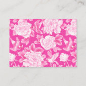 Elegante Magenta Pinacoteca comunale Casa Serodine Visitenkarte (Rückseite)