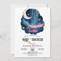 Elegante Magic Stars Babydusche