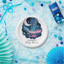 Elegante Magic Stars Babydusche Pappteller