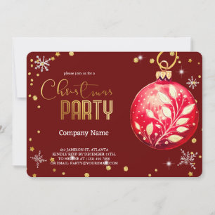 Elegante Magische Weihnachtsfeiertage Einladung