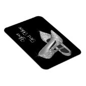 Elegante Magnete aus schwarzen und silbernen High (Rechte Seite)