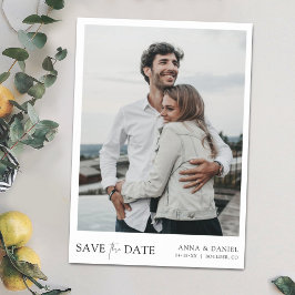 Elegante, magnetische Save the Date Hochzeitseinla Magneteinladung