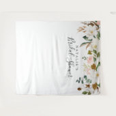 Elegante Magnolia Brautparty Foto Prop Hintergrund Wandteppich (Vorderseite (Horizontal))