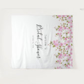 Elegante Magnolia Brautparty Hintergrund Wandteppich (Vorderseite (Horizontal))