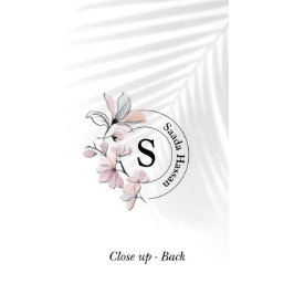 Elegante Magnolia Leinwand Jumbo Stoffbeutel