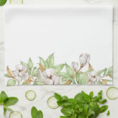 Elegante Magnolia Wasserfarbe Küchentücher (Gefaltet)