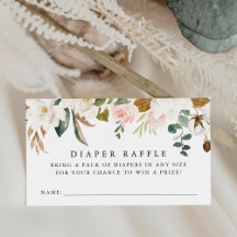 Elegante Magnolias Baby Duwer Diaper Raffle