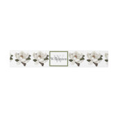 Elegante Magnolienblüten Einladungsbanderole (Flach)