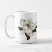 Elegante Magnolienblüten Kaffeetasse (Links)