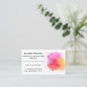 Elegante Malerei & Dekorator Räume und Außenbereic Visitenkarte (Stehend Vorderseite)