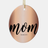 Elegante Mama Moderne Minimalistische Imitate Rose Keramik Ornament (Rechts)