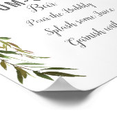 Elegante Mama-osa Bar Baby Sprinkle Dusche Poster (Ecke)