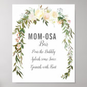 Elegante Mama-osa Bar Baby Sprinkle Dusche Poster (Vorne)