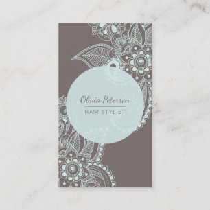 Elegante Mandala Business Card Visitenkarte
