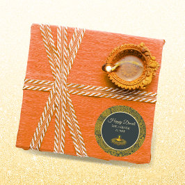 Elegante mandala diyas retrosus talli runder aufkleber