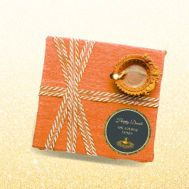 Elegante mandala diyas retrosus talli runder aufkleber