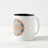 Elegante Mandala Keramik Tasse Perfect Gift for Ar (VorderseiteRechts)