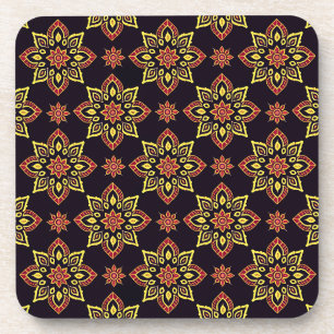 Elegante Mandala-Muster-Untersetzer - Set von 6 Ja Getränkeuntersetzer