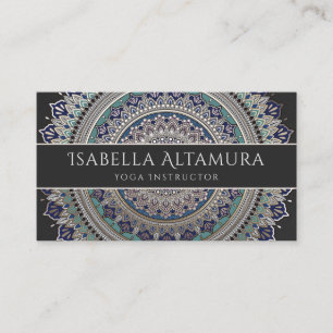 Elegante Mandala-Visitenkarten Visitenkarte