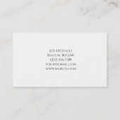  Elegante Maniküre nagel Nagelsalon Visitenkarte (Rückseite)