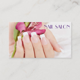 Elegante Maniküre nagel Nagelsalon Visitenkarte