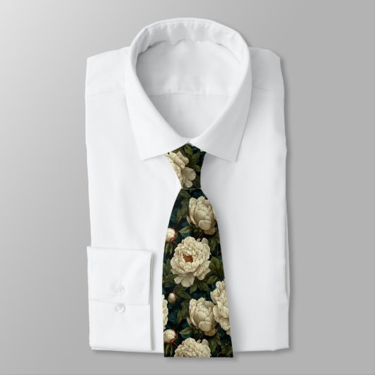 Elegante Männer Geschenke Pfingstrosen Krawatte (Gebunden)