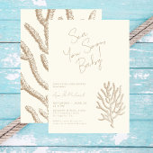 Elegante Mar Náutico Pronto Moda Baby Shower Einladung