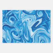 Elegante Marbelized Paint Museo Cantonale d'Arte Geschenkpapier Set (Vorderseite 3)