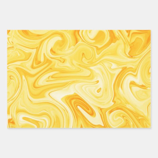 Elegante Marbelized Paint Museo Cantonale d'Arte Geschenkpapier Set (Vorderseite 2)