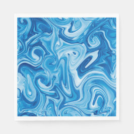 Elegante Marbelized Paint Museo Cantonale d'Arte Serviette