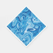 Elegante Marbelized Paint Museo Cantonale d'Arte Serviette (Ecke)