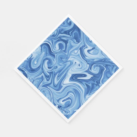 Elegante Marbelized Paint Museo Cantonale d'Arte Serviette (Ecke)