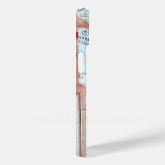 ELEGANTE MARBLE COLUMN, ROTE PINK-INNENDESIGN Case-Mate iPhone HÜLLE (Rückseite / Rechts)