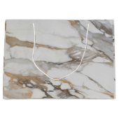 Elegante Marble Pattern Geschenktasche Große Geschenktüte (Vorderseite)