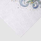 Elegante Mardi Gras Farben Decoupage Seidenpapier (Ausschnitt)