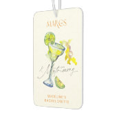 Elegante Margs & Matrimony Bachelorette Weekend Autolufterfrischer (Links)