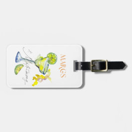 Elegante Margs & Matrimony Bachelorette Weekend Gepäckanhänger