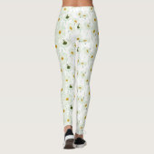 Elegante Marguerite Blume Leggings (Rückseite)