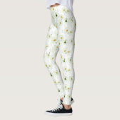 Elegante Marguerite Blume Leggings (Links)