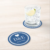 Elegante marineblaue Untersetzer (Vor Ort)